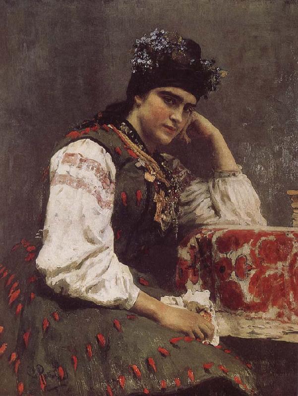 Ilia Efimovich Repin German Raga rice Luowa portrait